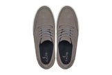 CALTO - J1771  - 3.2 Inches Taller (Grey) - Casual Chunky Sole Boots – Soft Pebble Grain Nubuck Leather