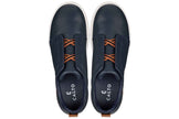 CALTO - J1934  - 2.6 Inches Taller (Navy) - Slip-On Snoafers