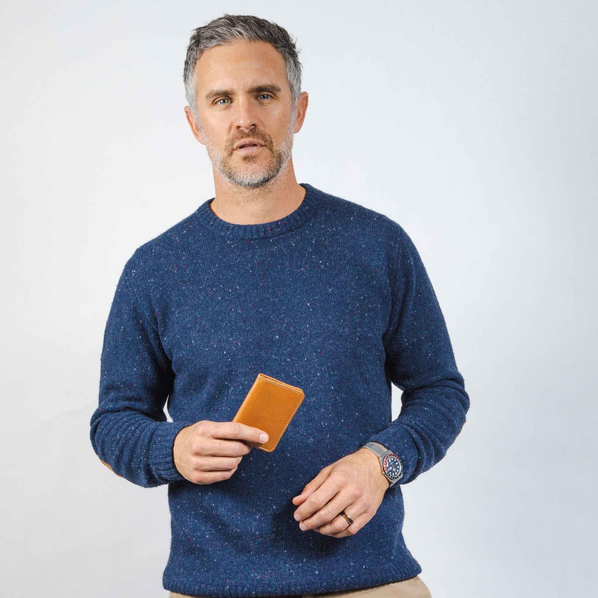 Compact Bifold with RFID protection - Natural