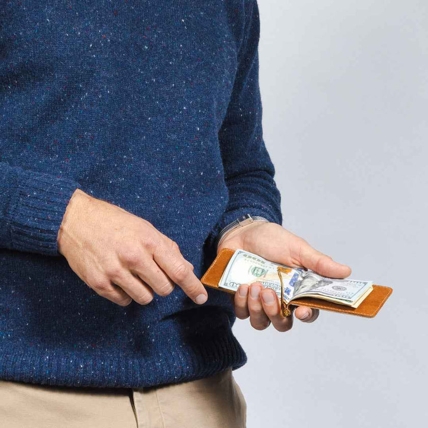 Money Clip Wallet - Natural