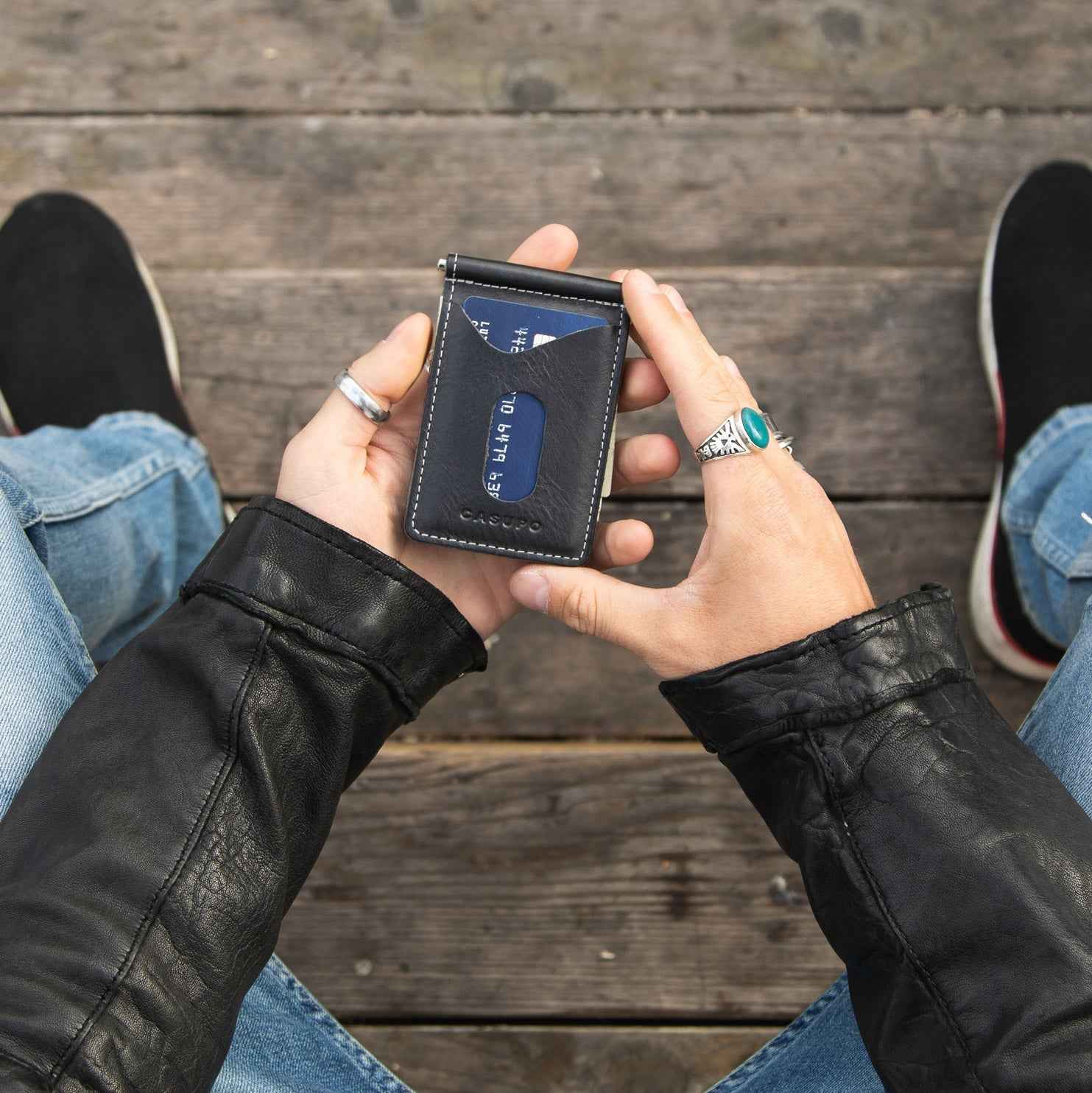 Money Clip Wallet - Black