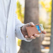 Minimalist Wallet with RFID protection - Natural