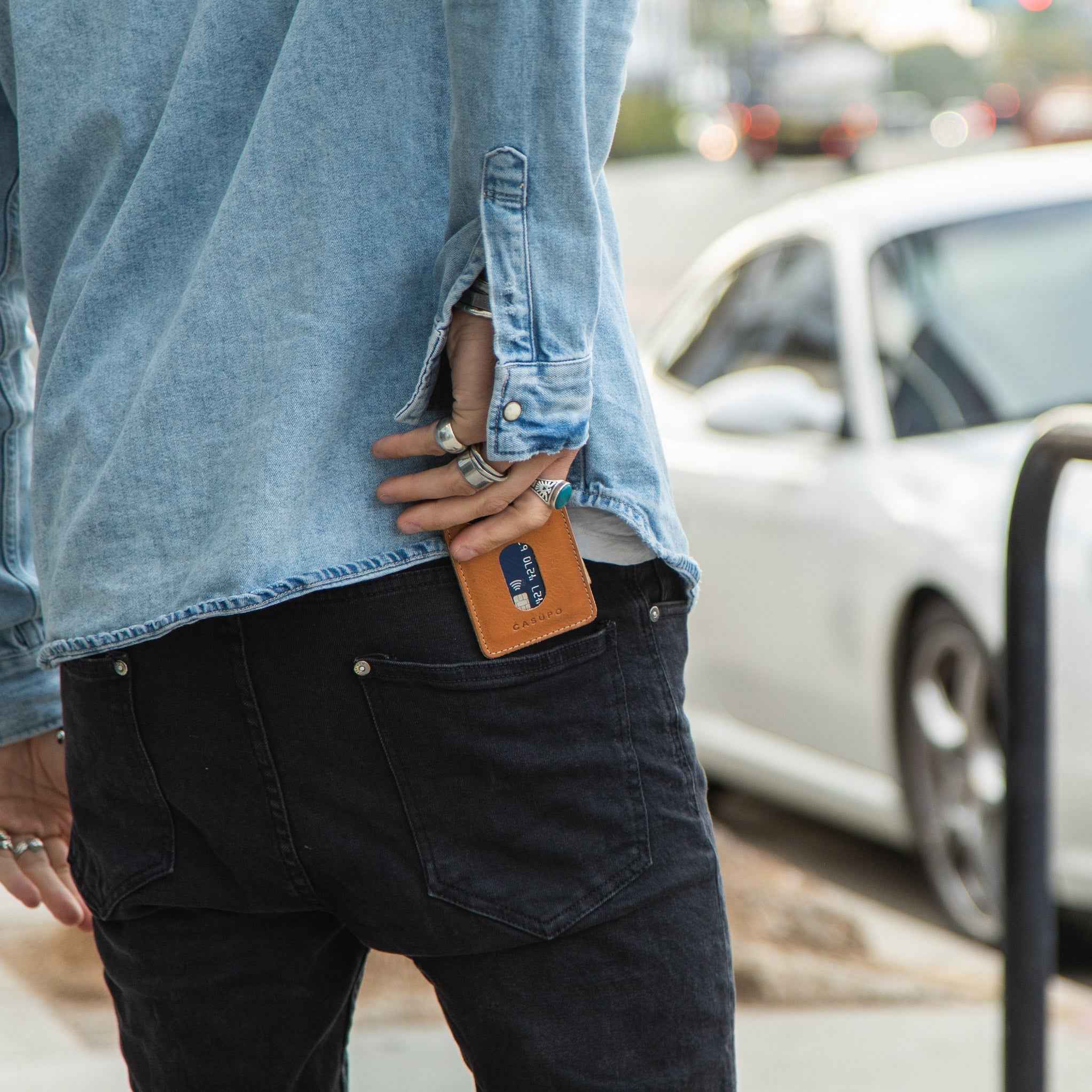 Money Clip Wallet - Natural