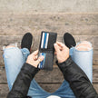 Large Billfold Wallet with RFID protection - Black