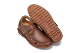 CALTO - K0753 - 2.8 Inches Taller (Camel Brown) - Lightweight Casual Fisherman Sandal
