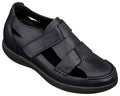 CALTO - K2663 - 3.2 Inches Taller (Navy) - Casual Fisherman Sandal