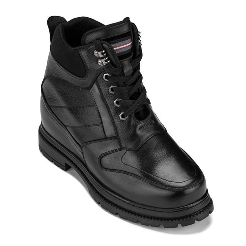 CALDEN Black 5.2" Taller Men's Elevator Boots K881805