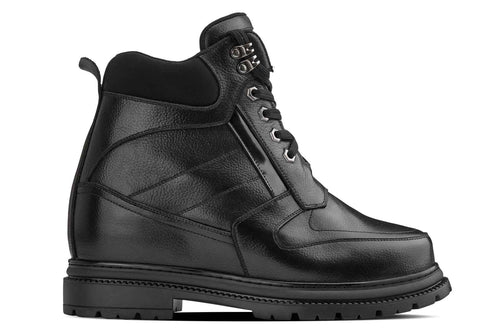 CALDEN Black 5.2" Taller Men's Elevator Boots K881805