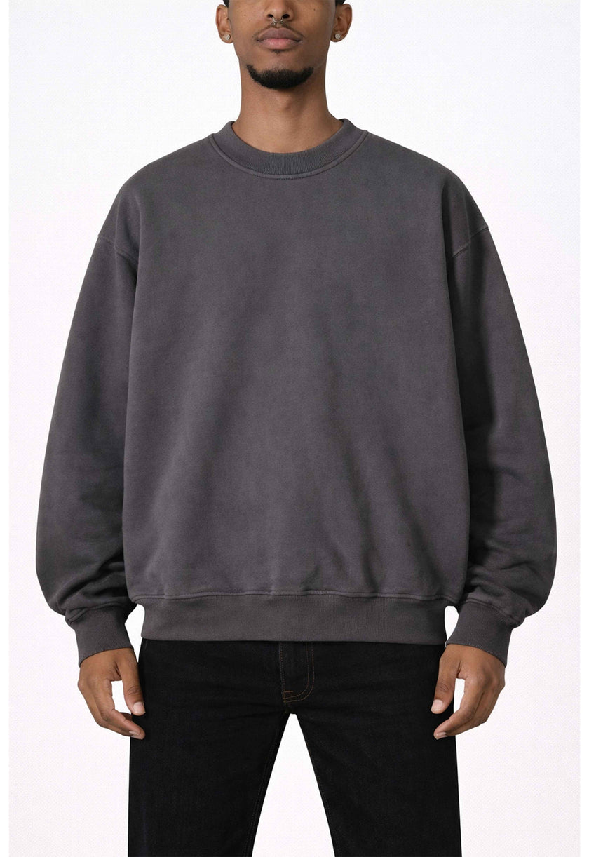 GREY VINTAGE CREWNECK