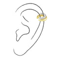 Kendall Two Tone Ear Cuff
