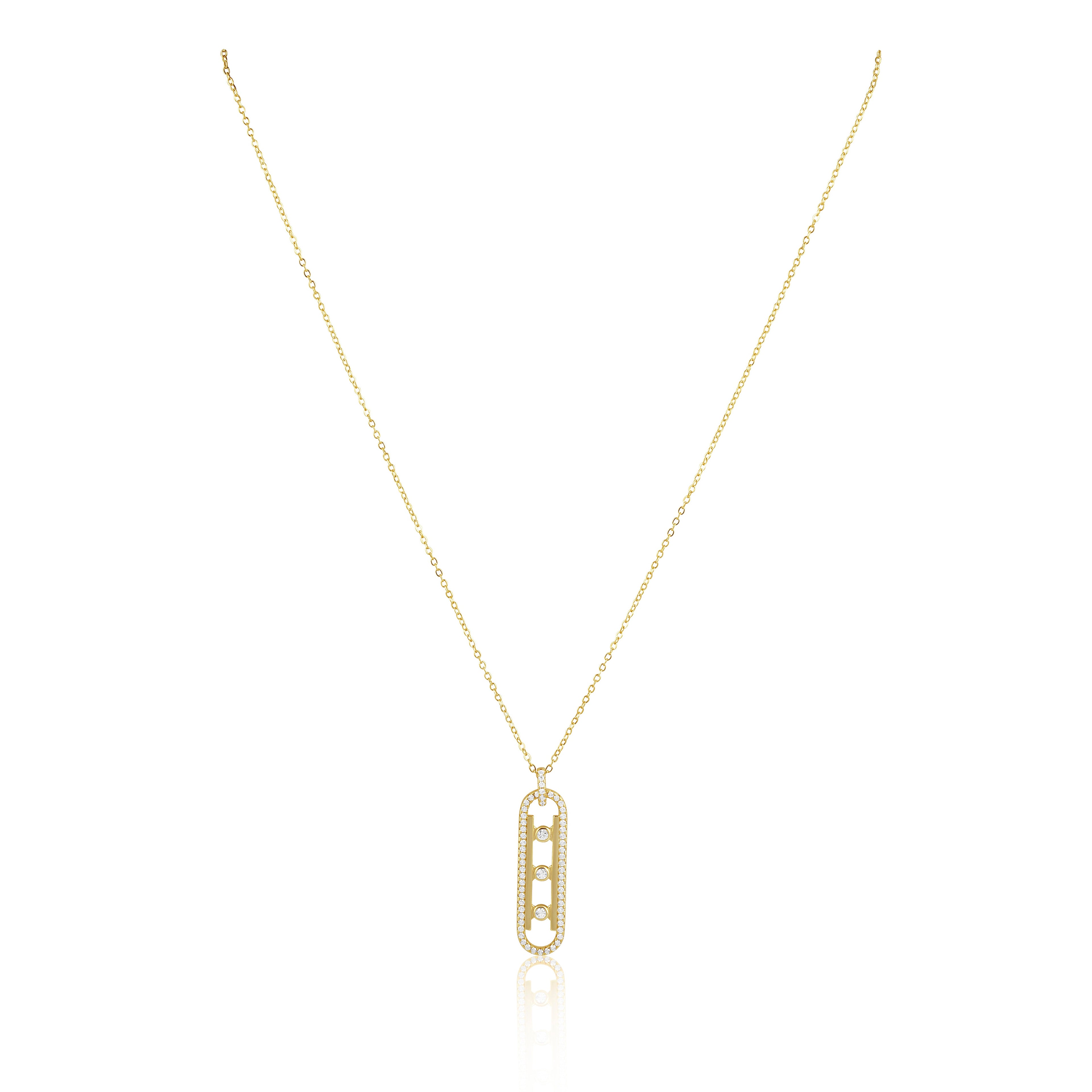 Kendra CZ Pendant Necklace
