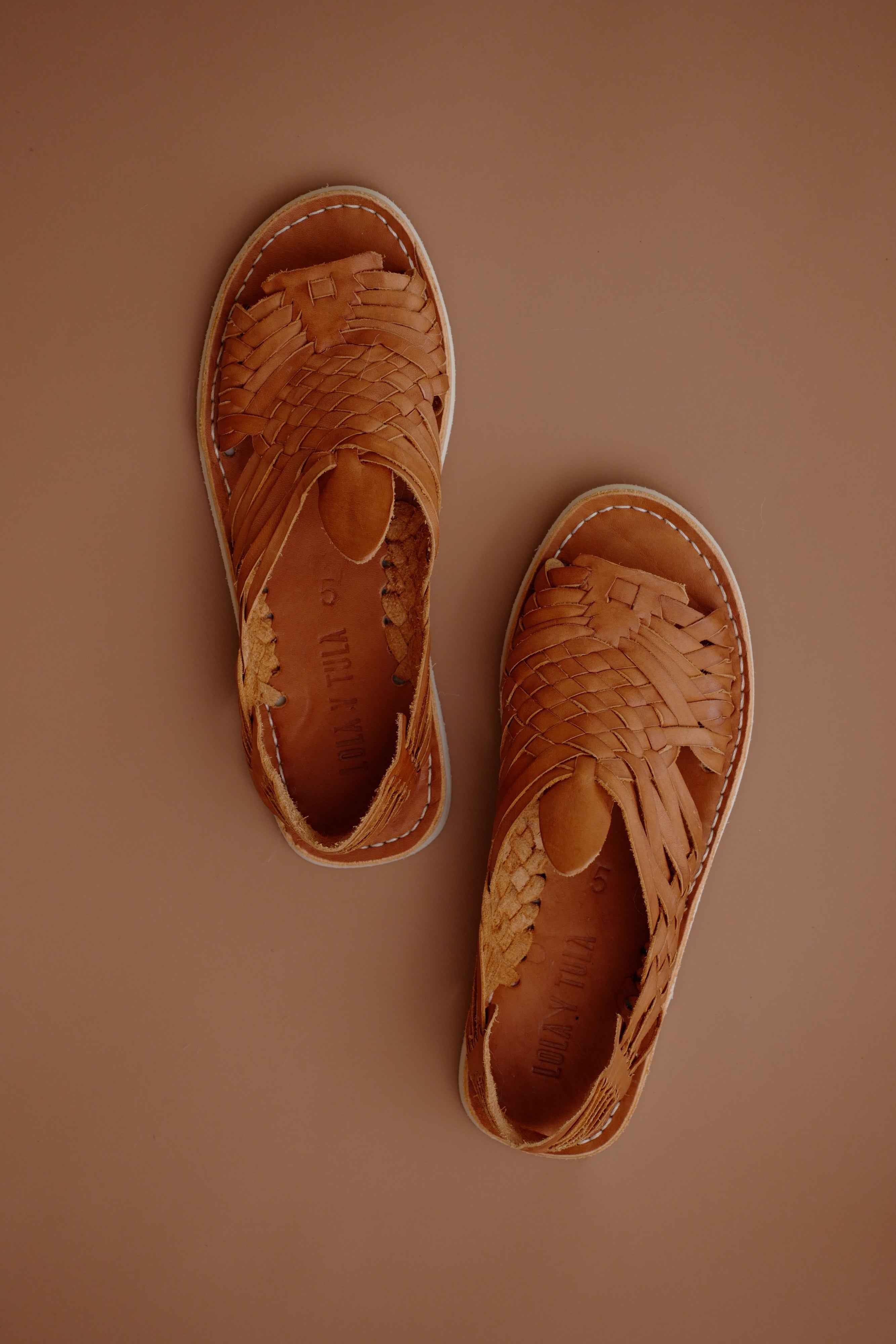 Camel Leather Pachuco Huarache