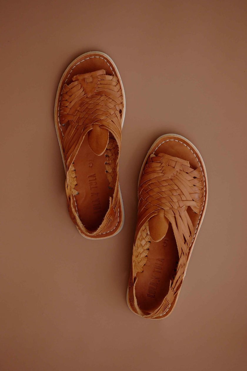 Camel Leather Pachuco Huarache