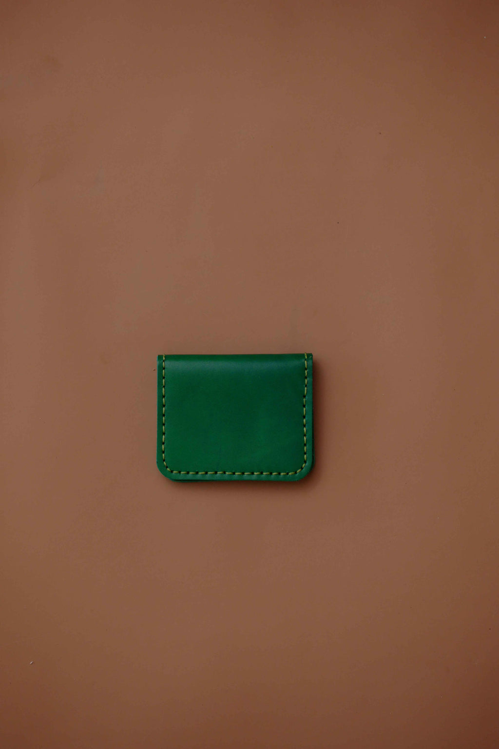Leather Cardholder Wallet Emerald