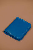 Leather cardholder Wallet Pacific Blue