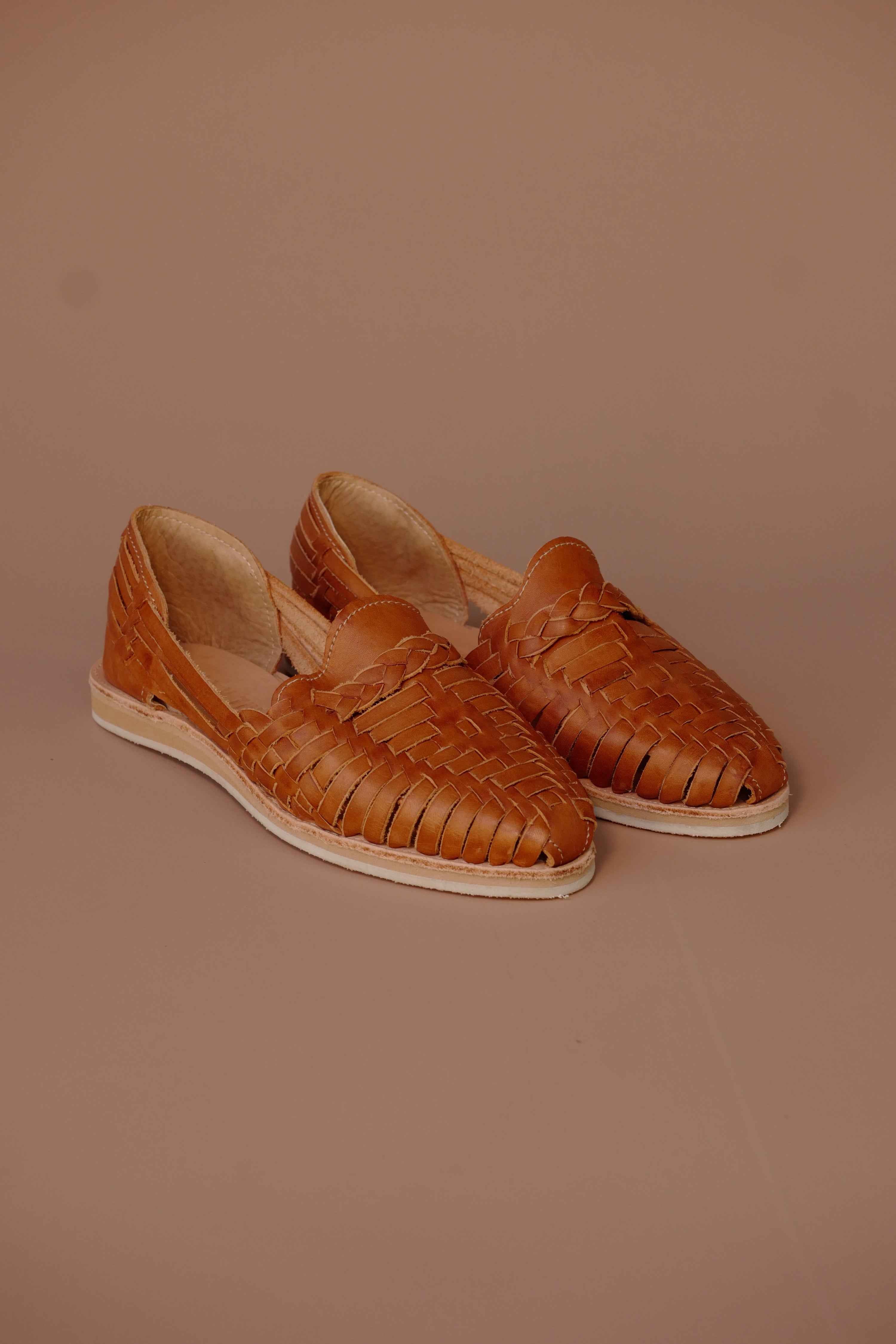 Camel Leather Huarache