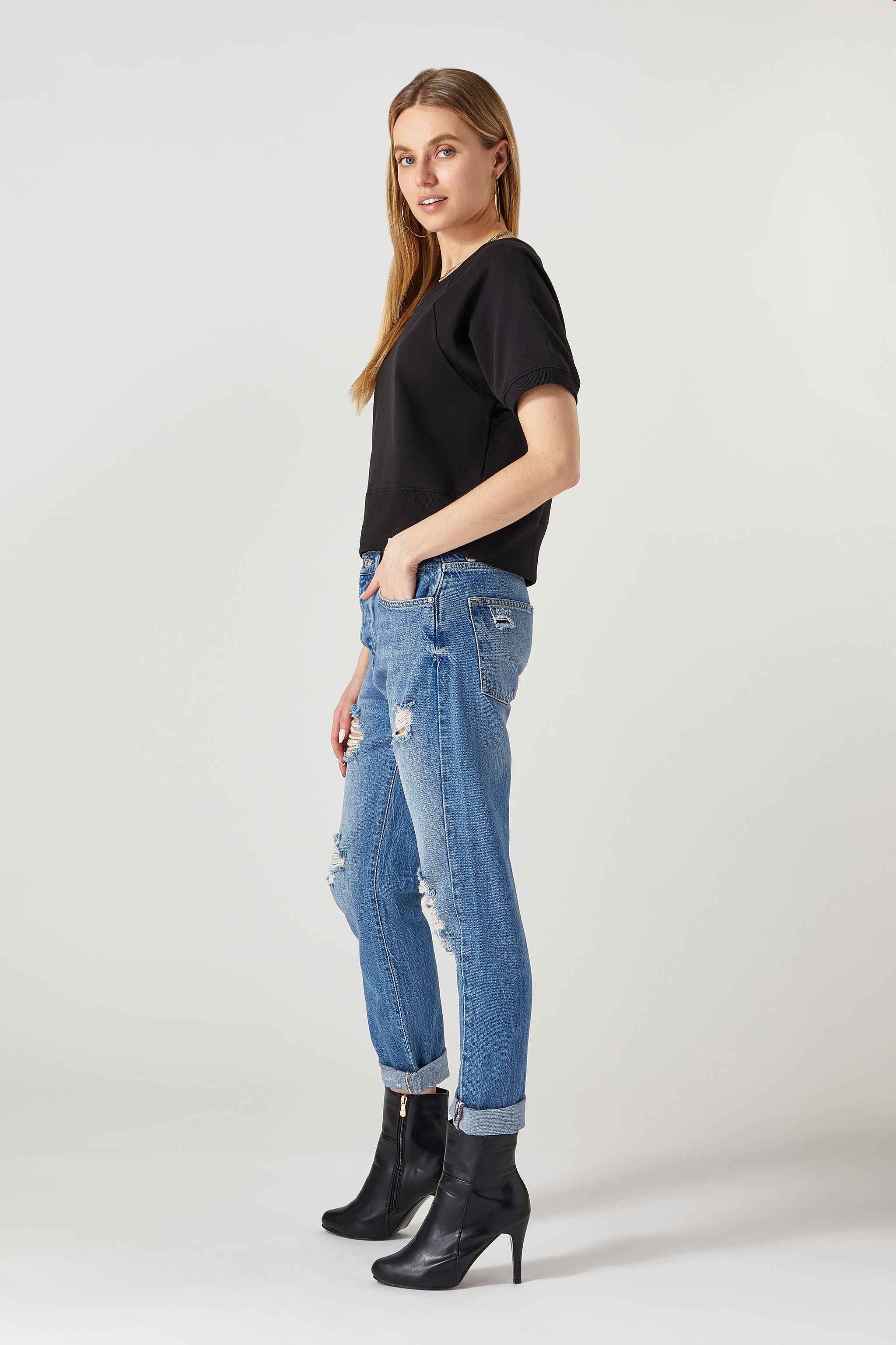 Tori Short Sleeve Sweatshirt