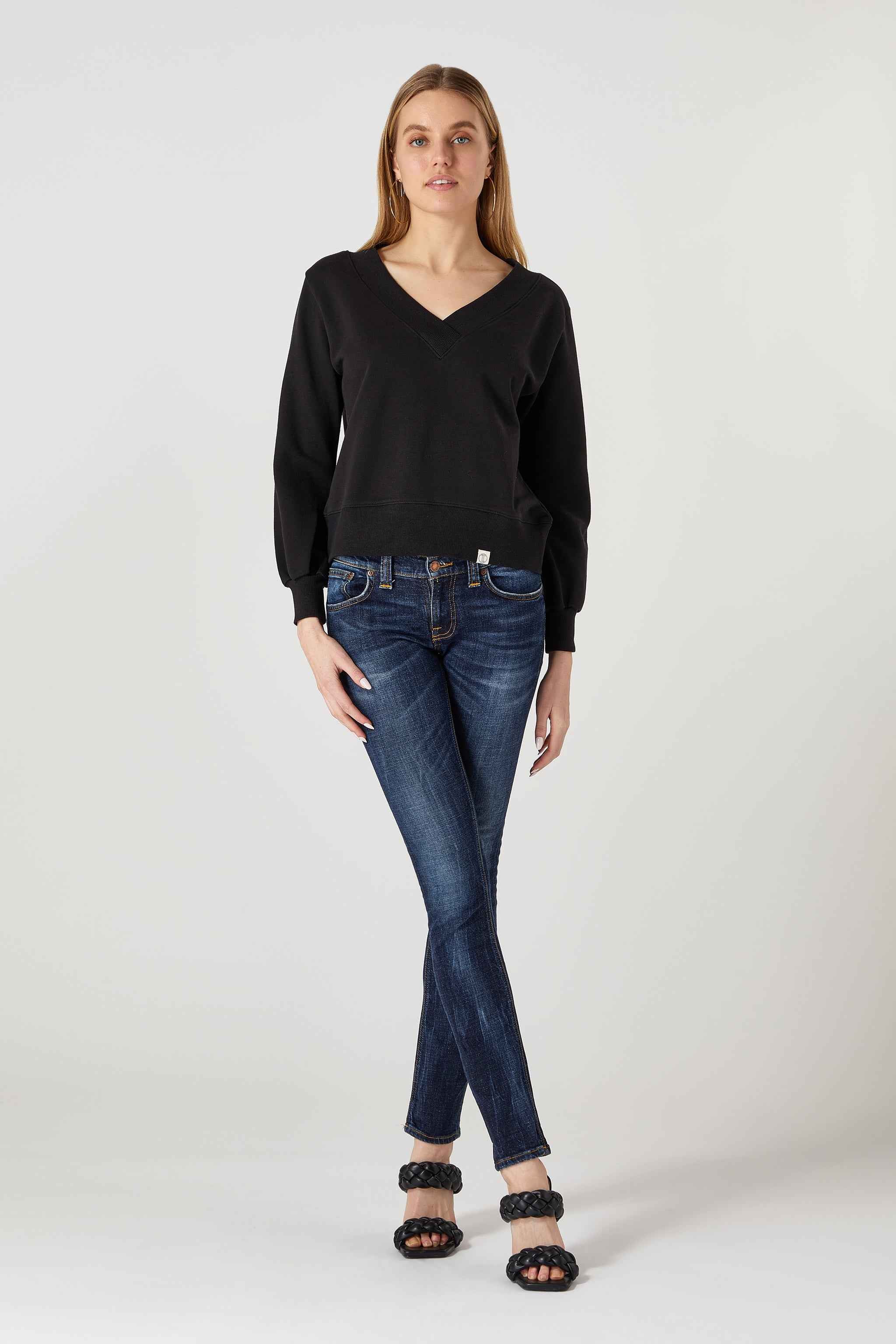 Fiona V-Neck Sweatshirt