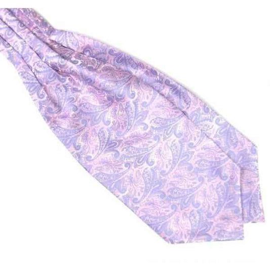 Lavender Paisley Gentleman Collection Ascot/Cravat Tie