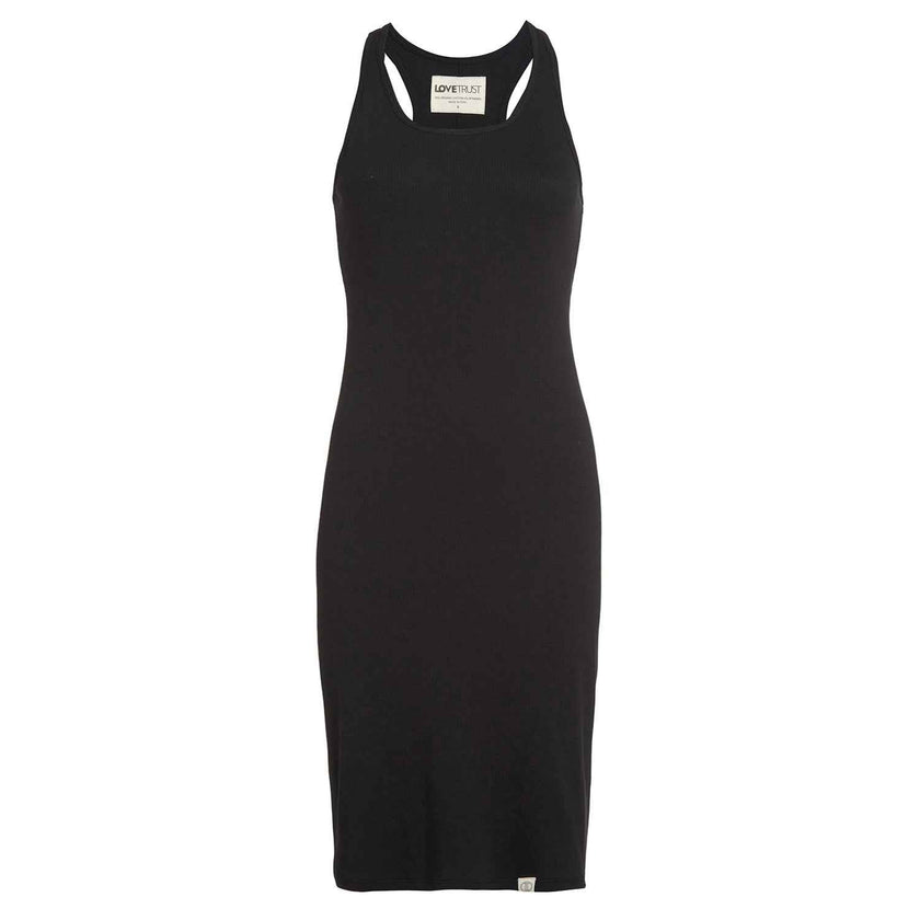 Pima Rib Knit L&L Racerback Dress