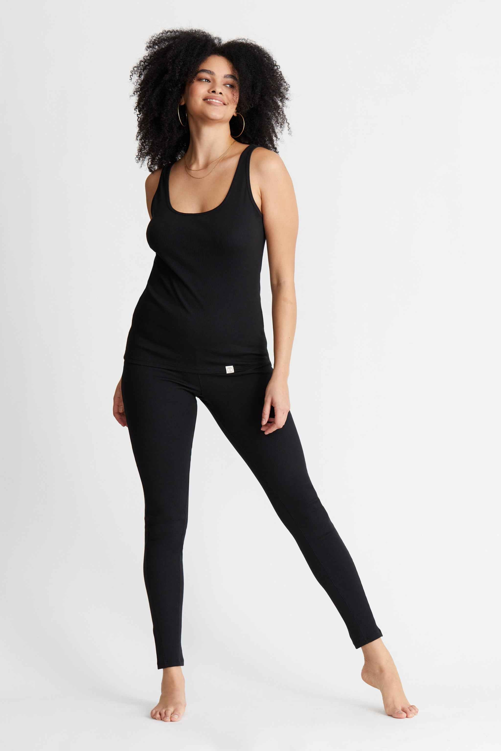 Pima Rib Knit L&L Legging