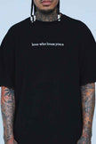 Love Who Loves You (Black - Oversize Shirt)