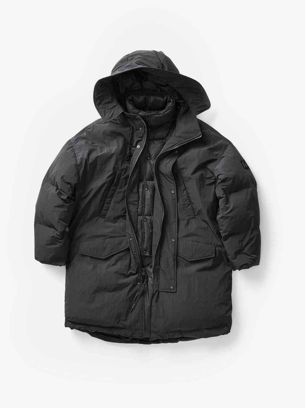 Long Down Puffer - Black