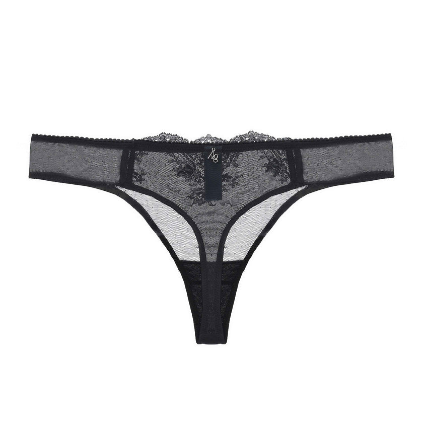 Kim Stretch Lace & Mesh Thong