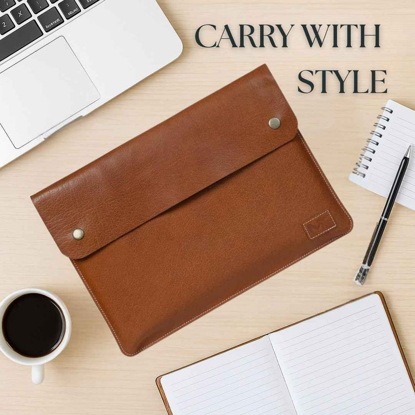 MacBook Leather Laptop Sleeve