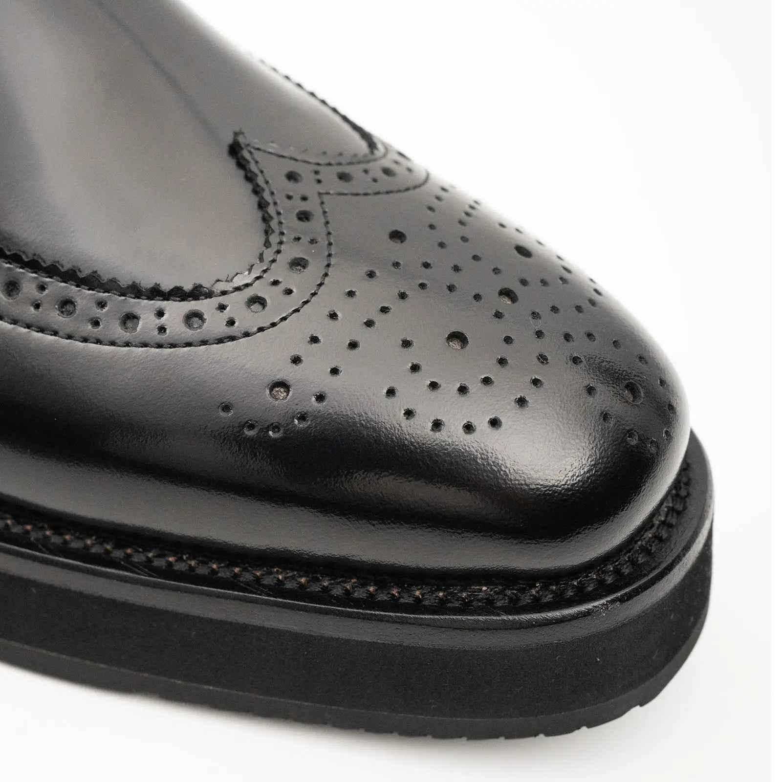 Men's Black Leather Loafers