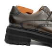 Men's Brogue Detail Leather Loafers