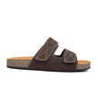 Men's Brown Adjustable Slide Sandals