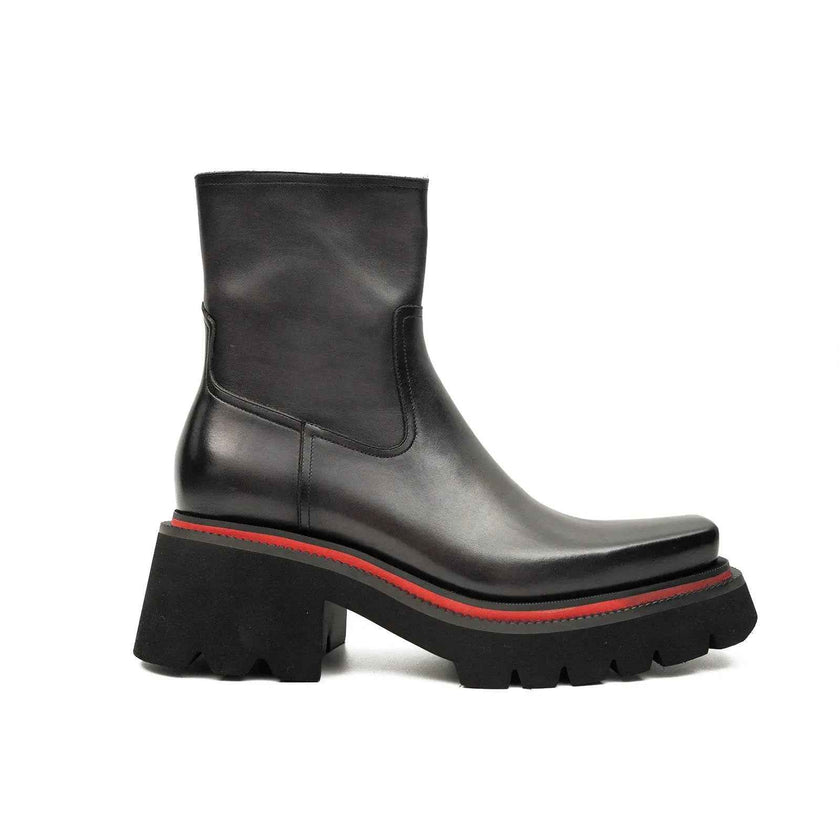 Men's Calfskin Thick - Sole Chelsea Boots
