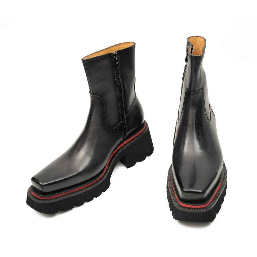 Men's Calfskin Thick - Sole Chelsea Boots