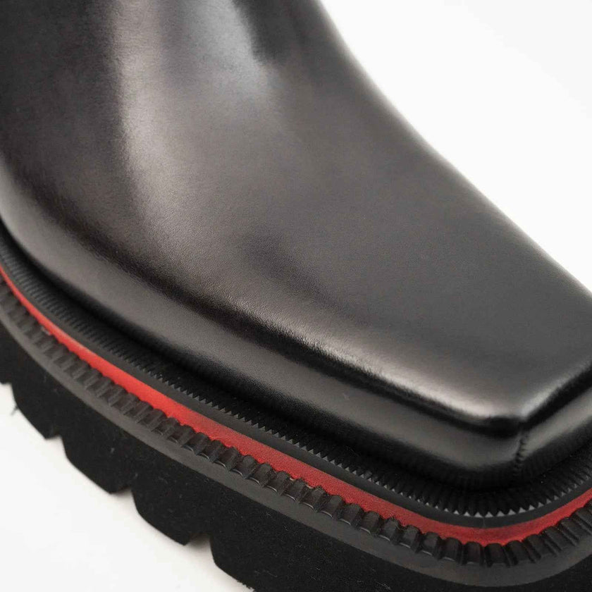 Men's Calfskin Thick - Sole Chelsea Boots