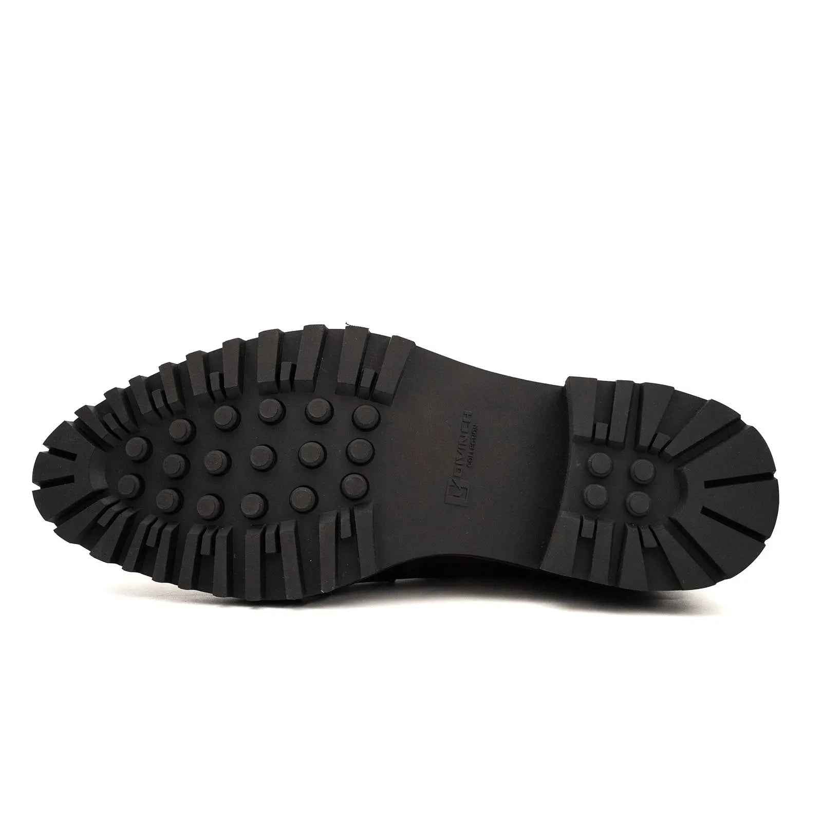 Men's Coffee Calfskin Buckle Chelsea Boots