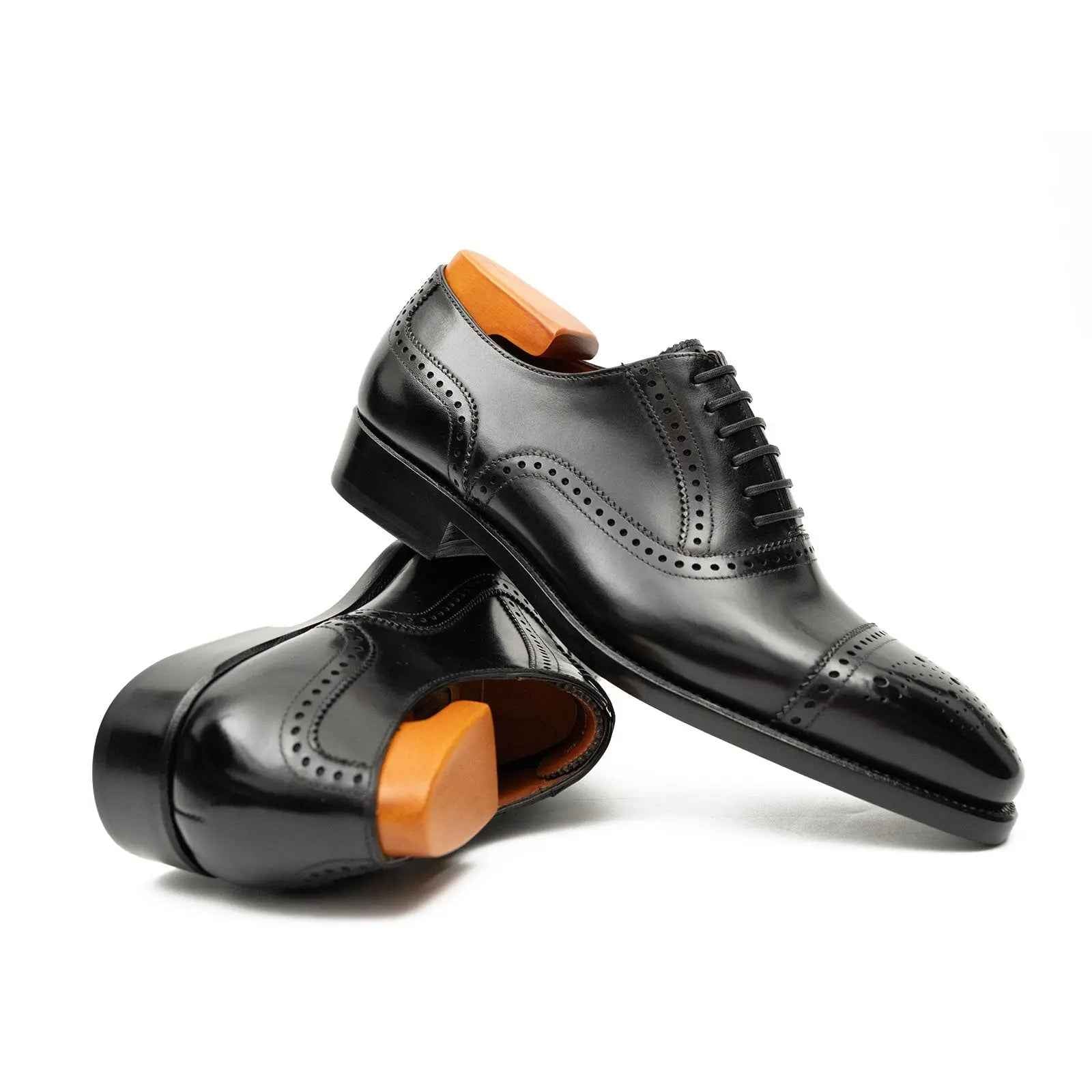 Men's Goodyear Welted Brogue Oxford Shoes