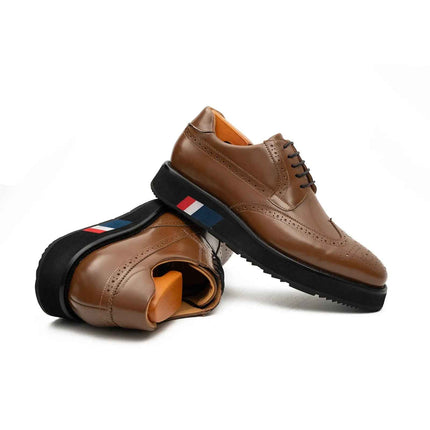 Men's Leather Platform Shoe