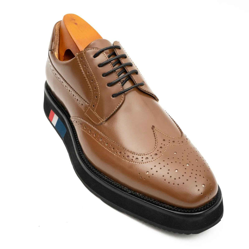 Men's Leather Platform Shoe