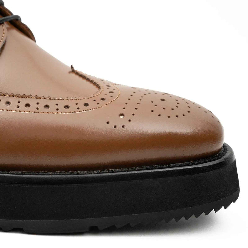 Men's Leather Platform Shoe