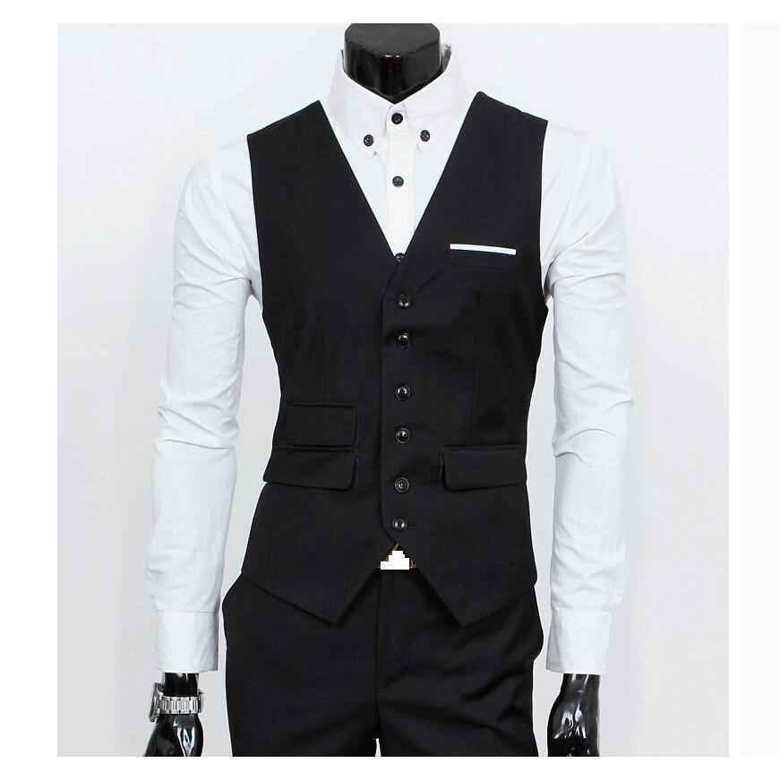 Men's Black One Button Slim Fit Suit - Three Piece