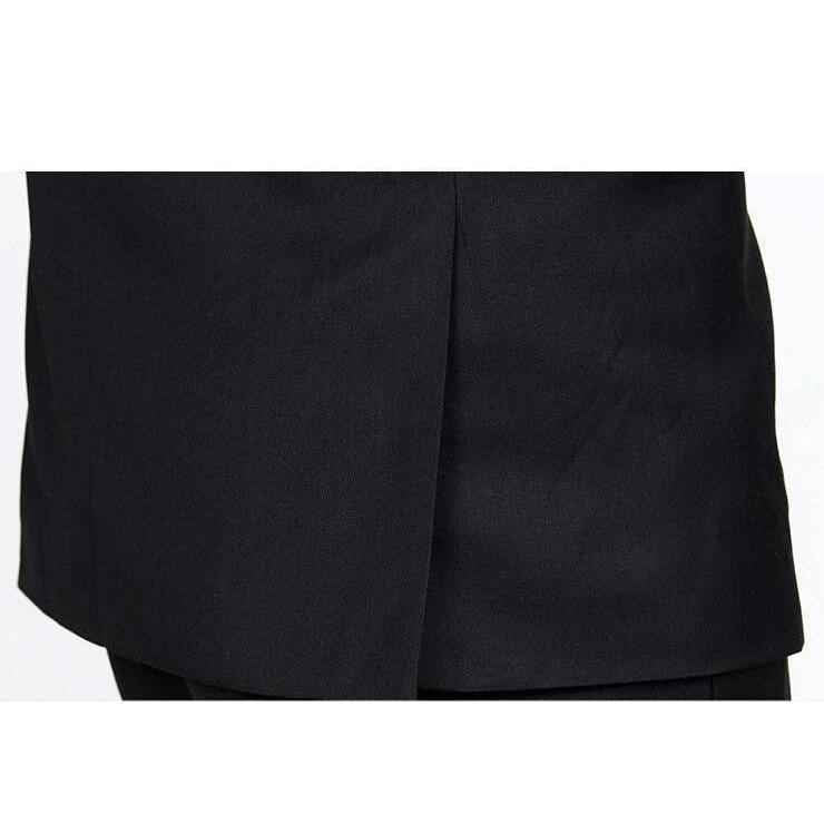 Men's Black One Button Slim Fit Suit - Three Piece