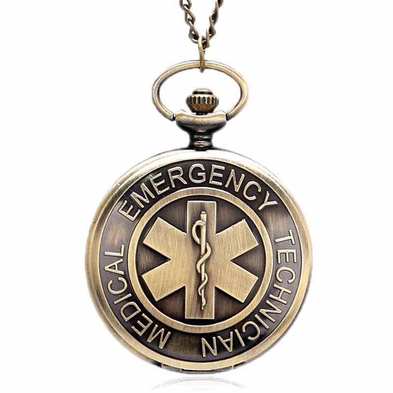 Men's Bronze EMT Pocket Watch