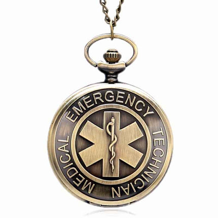 Men's Bronze EMT Pocket Watch
