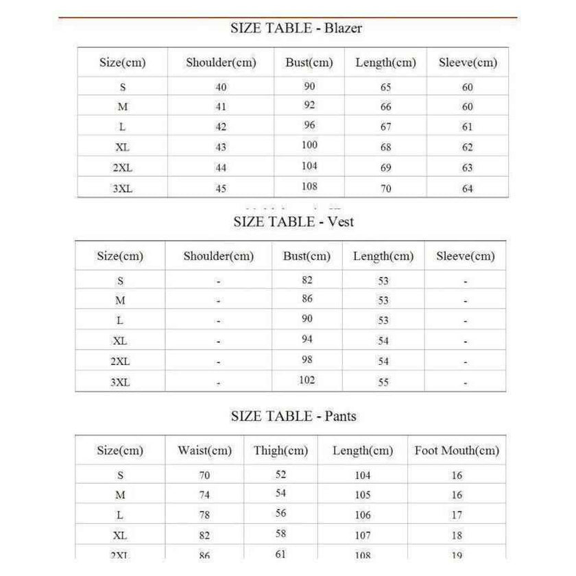 Men's One Button Slim Fit Suit - Three Piece