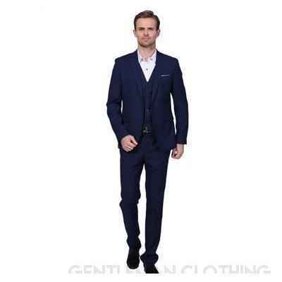 Men's One Button Slim Fit Suit - Three Piece