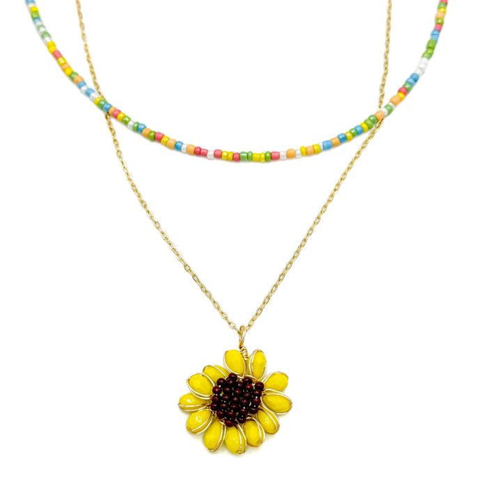Mirasol necklace (Spring edition)
