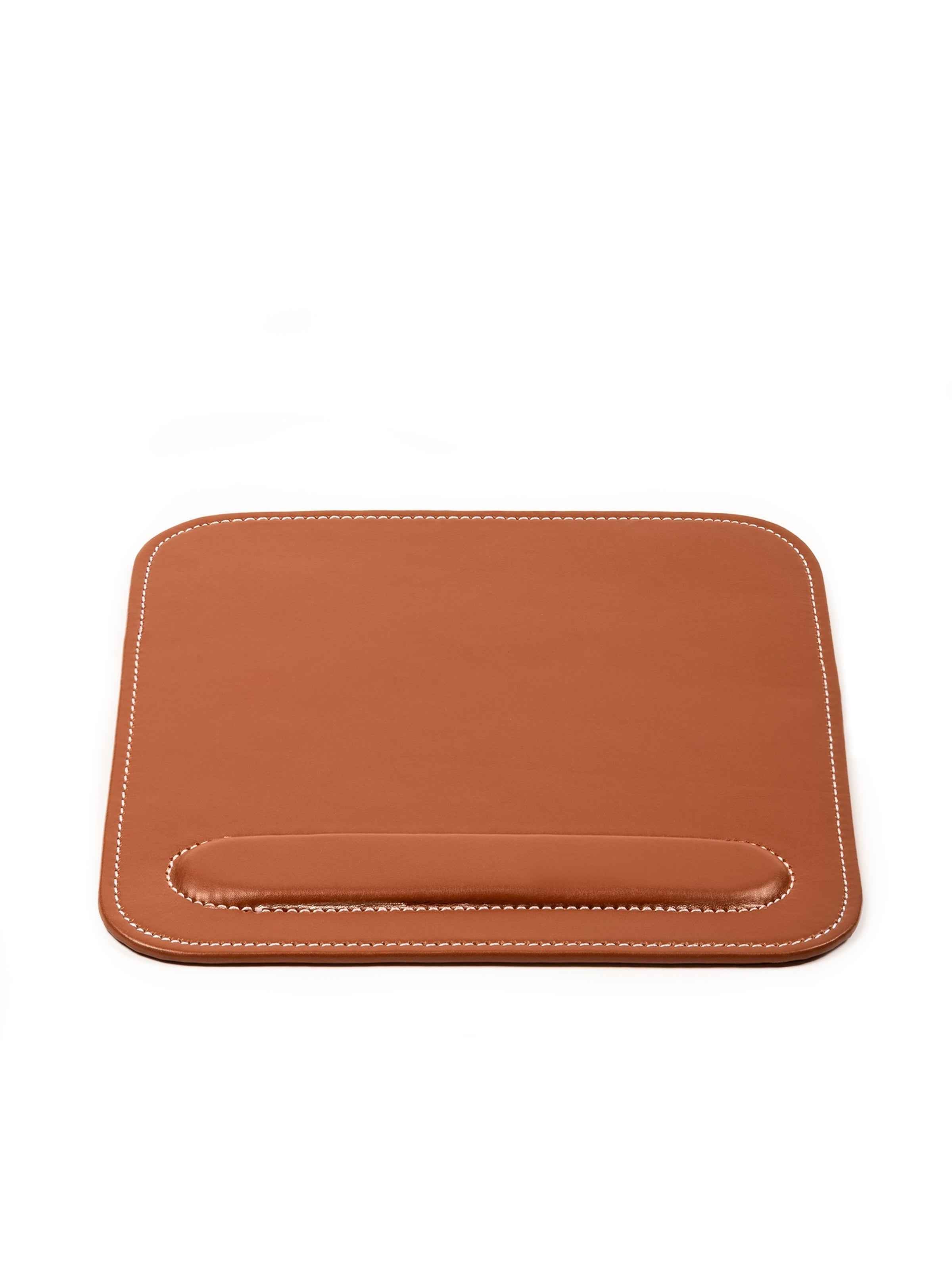 Leather Mouse Pad with Wrist Rest (set of 2)
