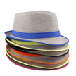 Multi-Color Brim Collection Fedoras - 14 Colors