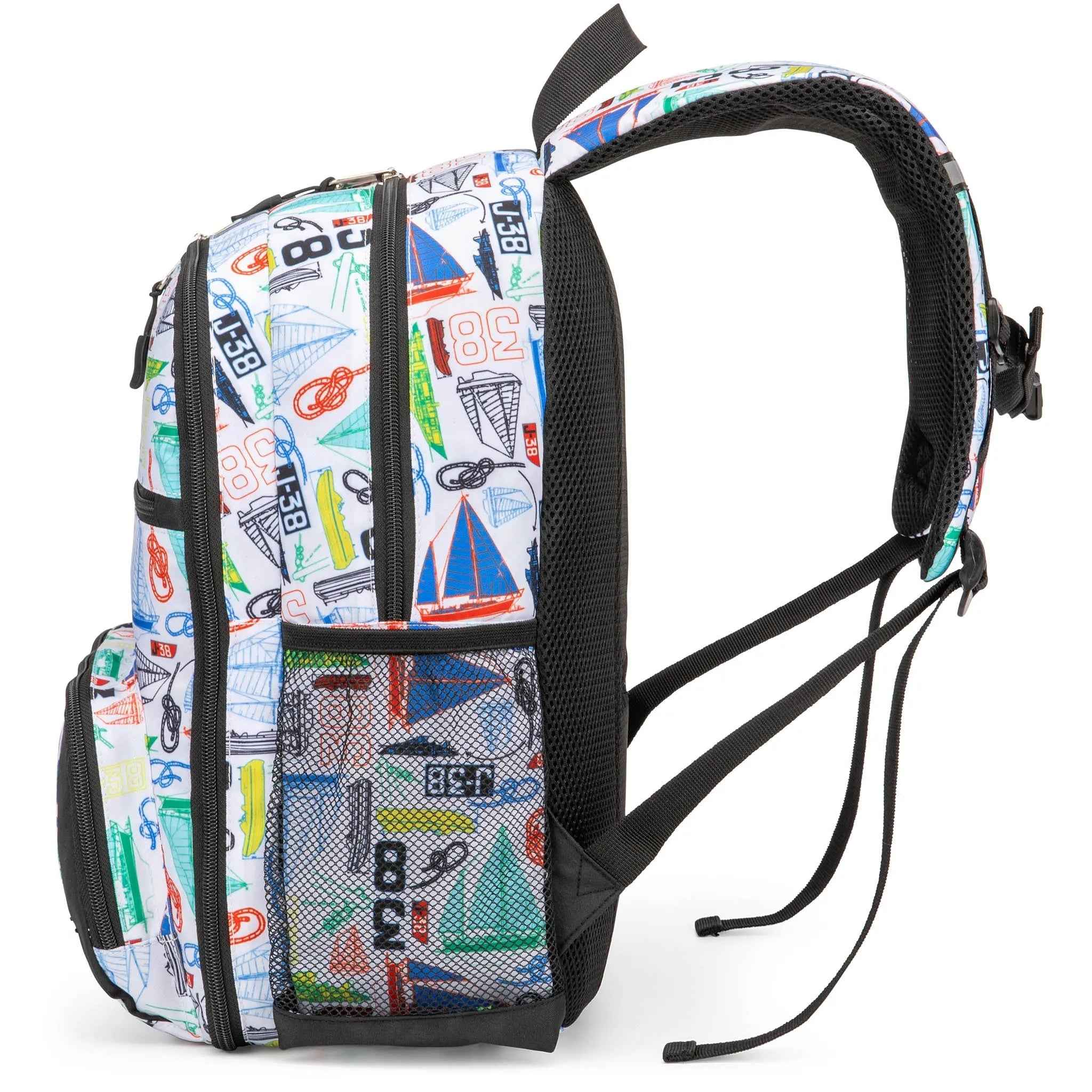 Kids Backpack for School | Sailboats | 16